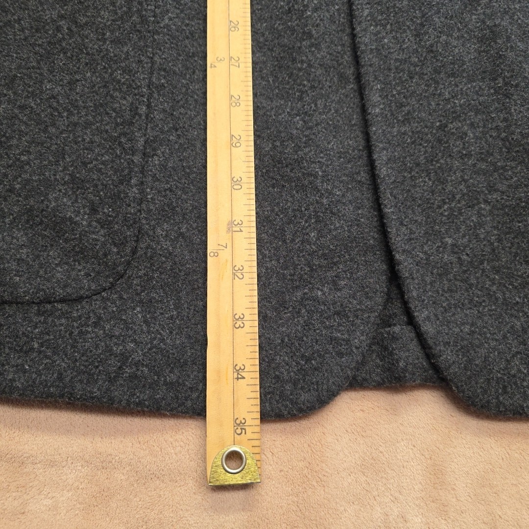 Ermendgildo Zegna Blazer 90% Wool 10 % Cashmere Size 58 Color Gray Elegant