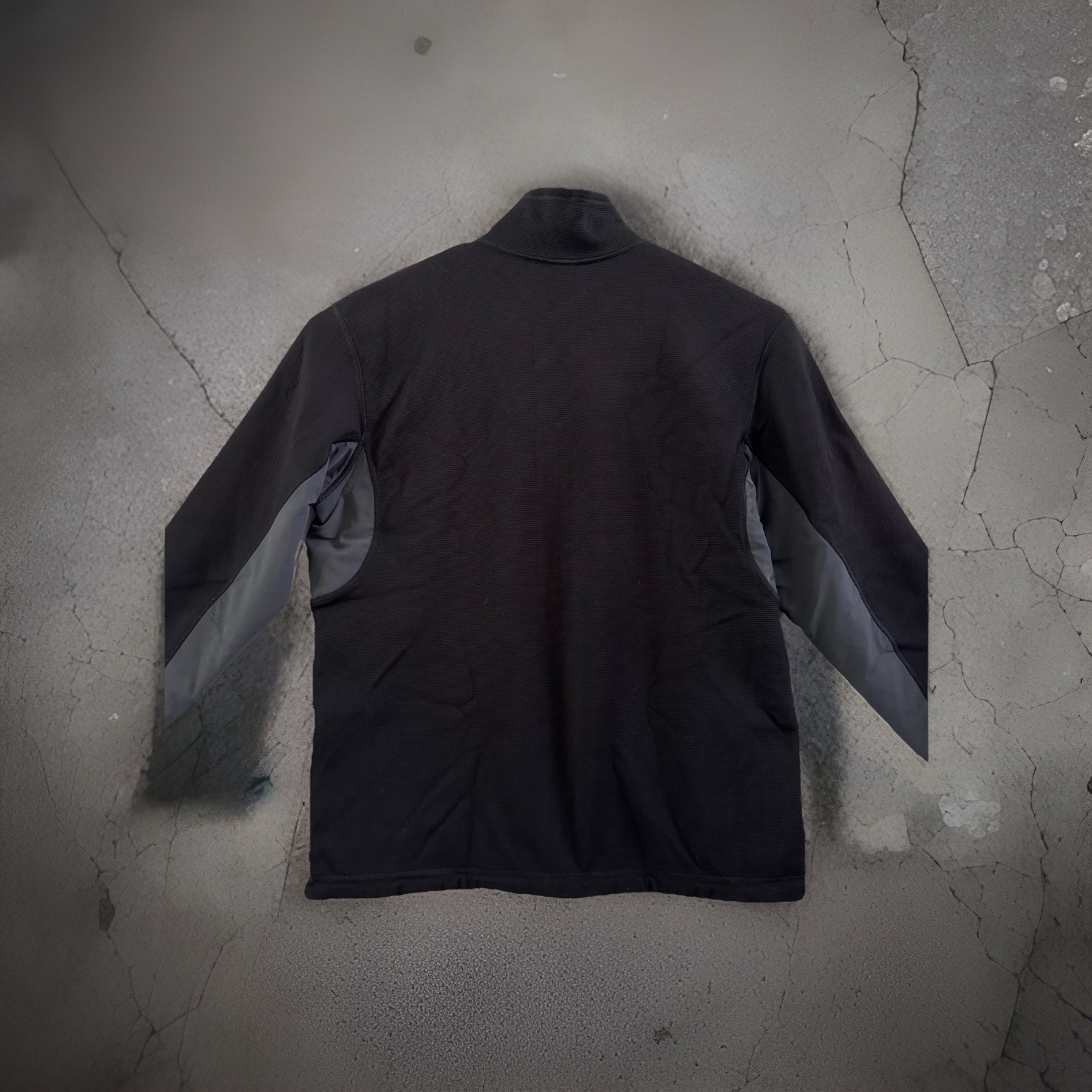 The North Face Dk Gray XL Full Zipper High Neck Polyester /Elastane Zip Pockets