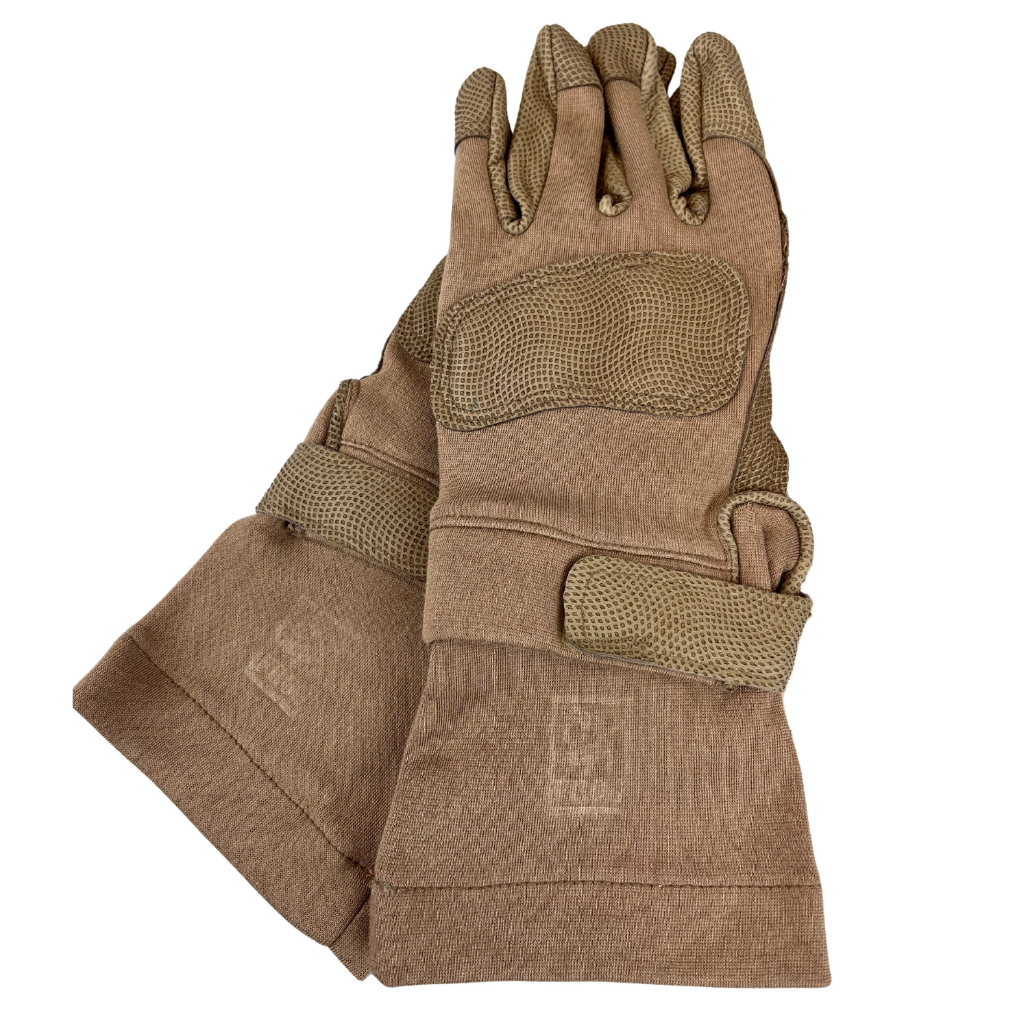 Used Good Ansell FROG Desert Tan Combat Gloves *mocinc.1982*