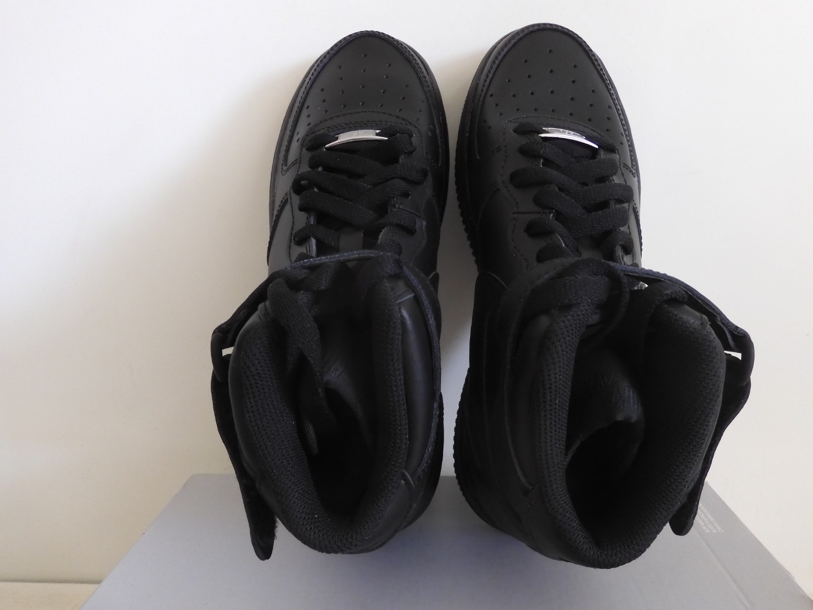 Nike Air Force 1 Mid Le (GS) All Black Black-Black Sz 6Y [DH2933-001]