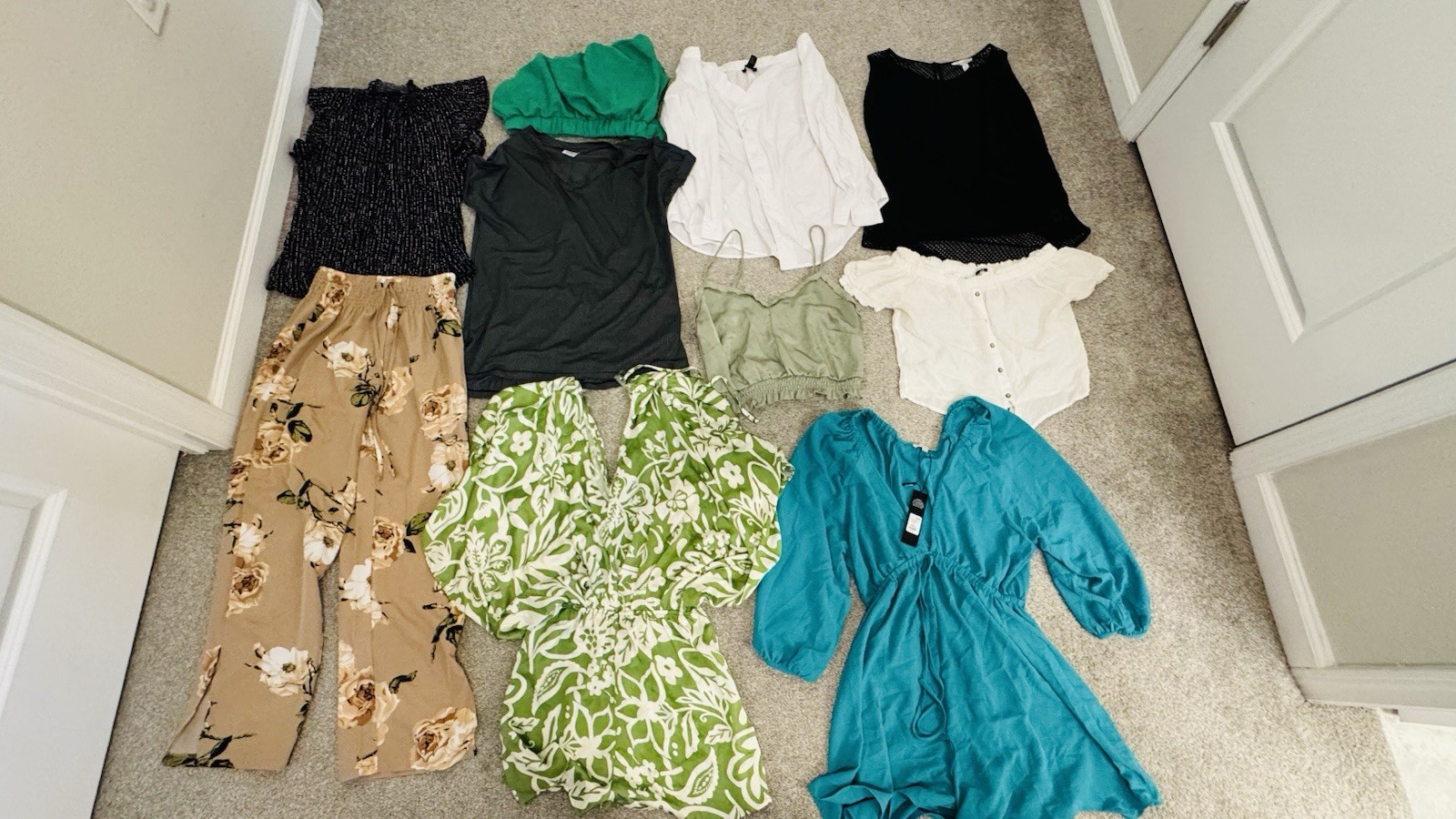 Cotton On, PrettyGarden Women’s Clothing Lot Size S– Dresses, Tops, Pants