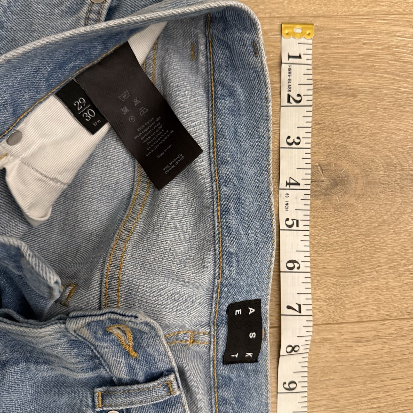 Asket Light Blue Jeans – 29/27