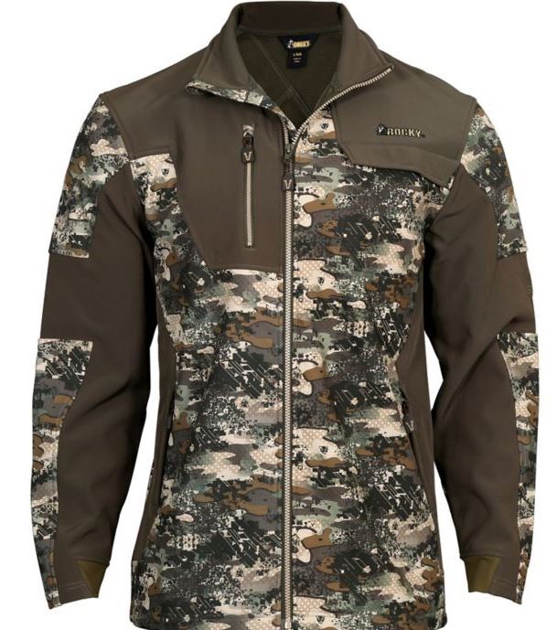 ROCKY STRATUM MEN’S VENATOR 2 LAYER SOFTSHELL HUNTING JACKET M CAMOUFLAGE HW0015