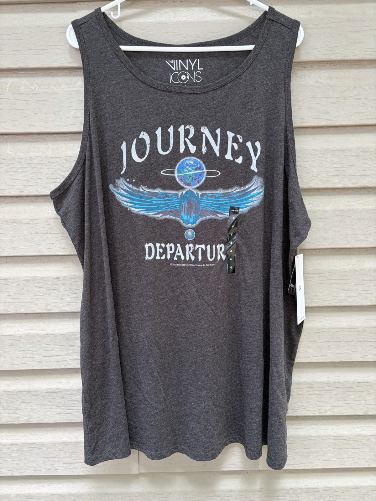 Journey Departure Band Tank Top Torrid Size 4 4X NWT Rock Graphic Sleeveless Tee