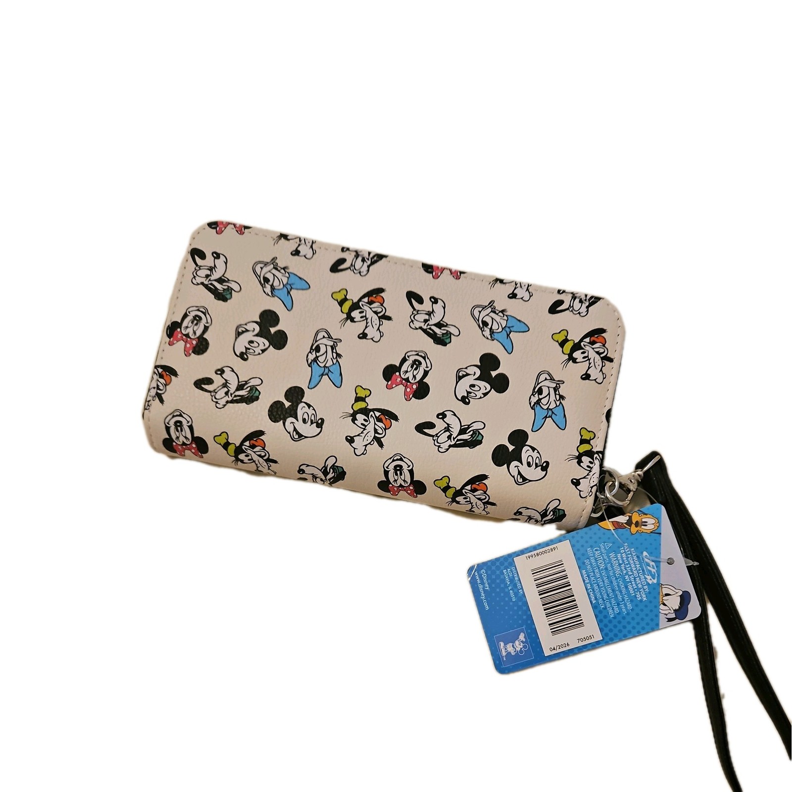 Disney Mickey & Co Mickey & Friends Zip Around Wallet NWT Aldi Exclusive