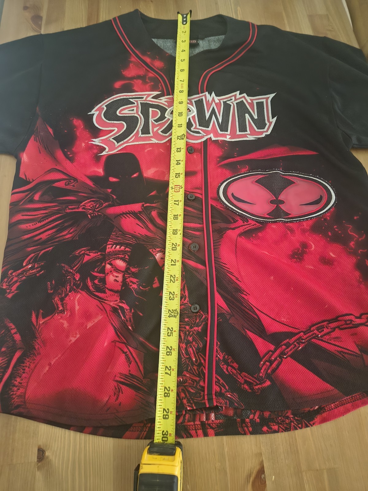Spawn 2002 Todd McFarlane Baseball Jersey Size Men’s Large Y2K