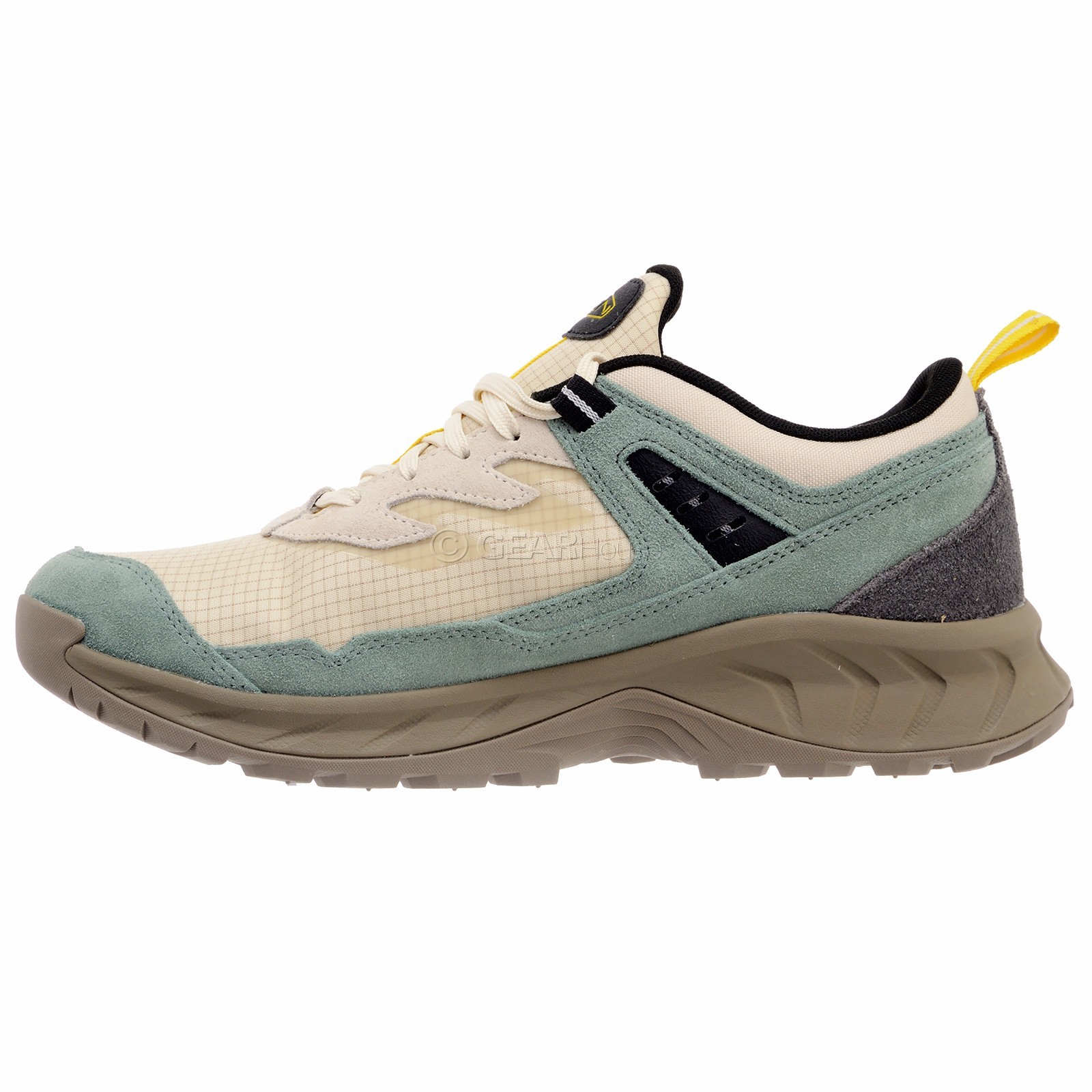 KEEN Hightrail EXP Waterproof Mens Trail Hiking Shoes, Cream Green, Pick Size