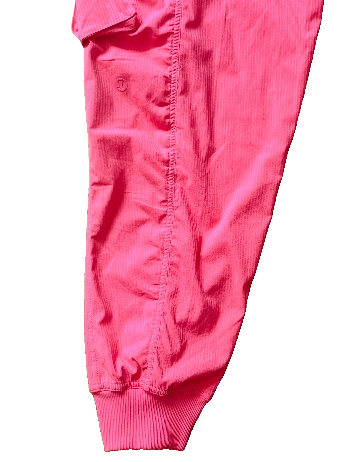 🍒 New! Lululemon Sz M Dance Studio Relaxed Fit MR Cargo Jogger Glaze Pink NWT