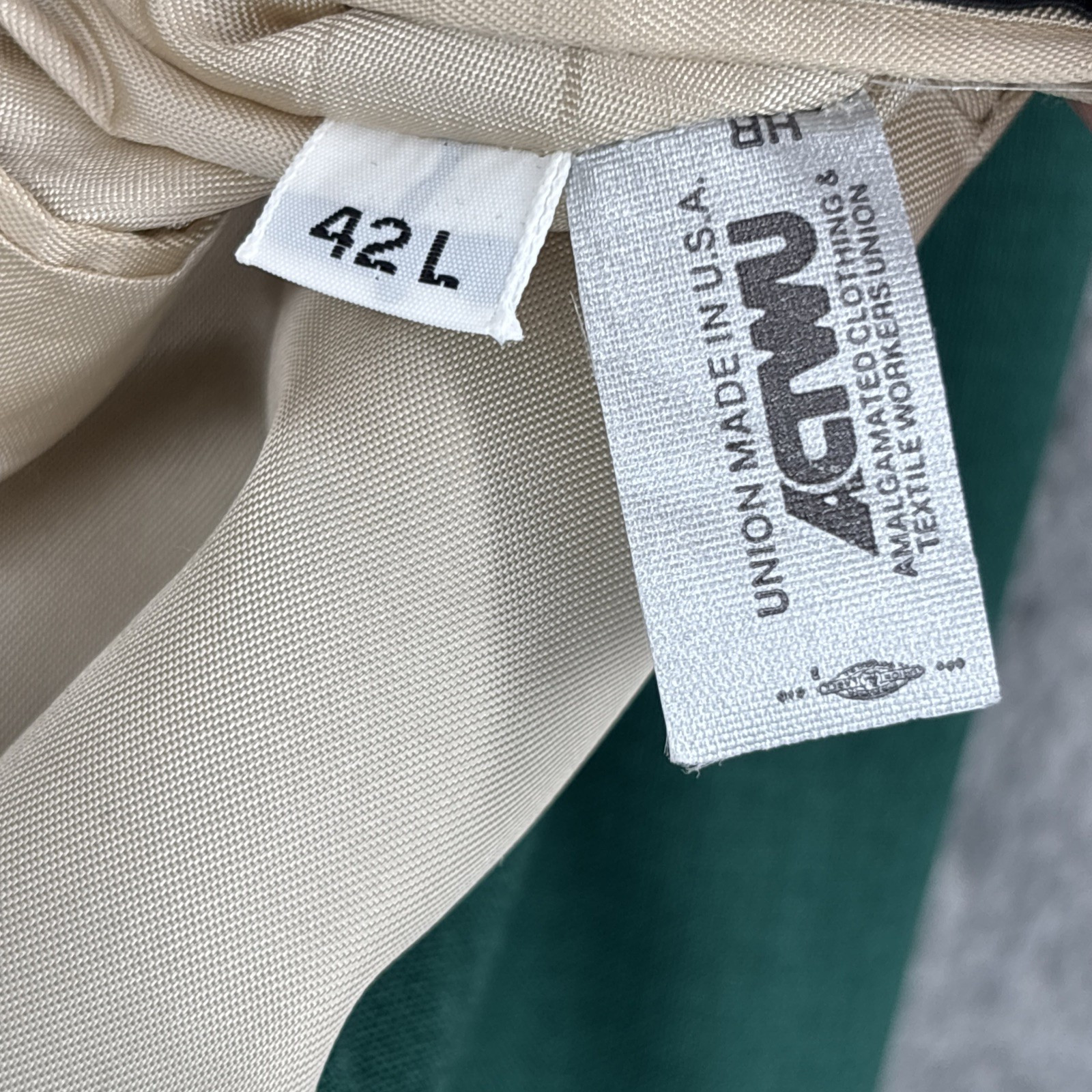 Jack Nicklaus Blazer 42 L Master Replica Green Gold Golf Buttons Sport Coat