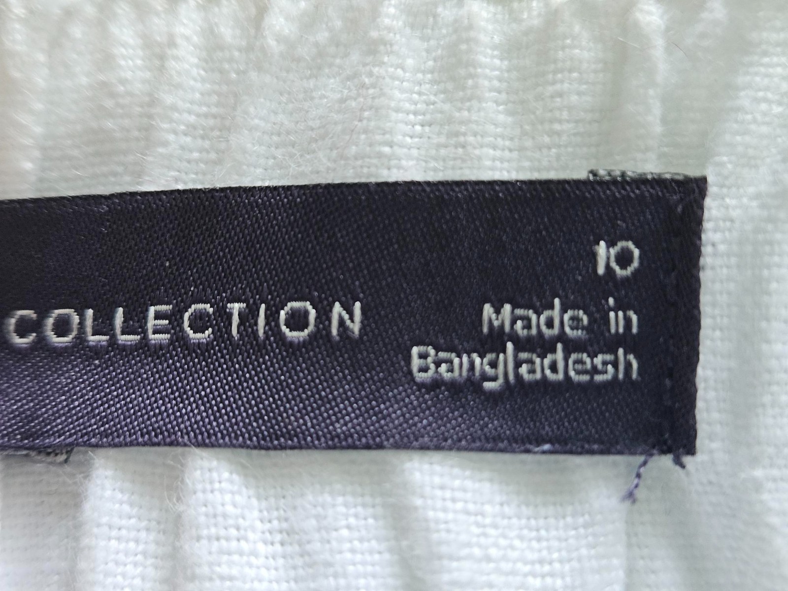 Premium White Linen Trousers M&S Collection size 10