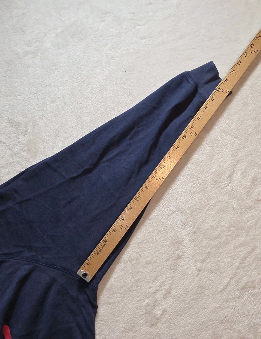 J.Crew “Brooklyn” Crewneck Sweatshirt Cotton Navy Blue Size Medium See Pictures