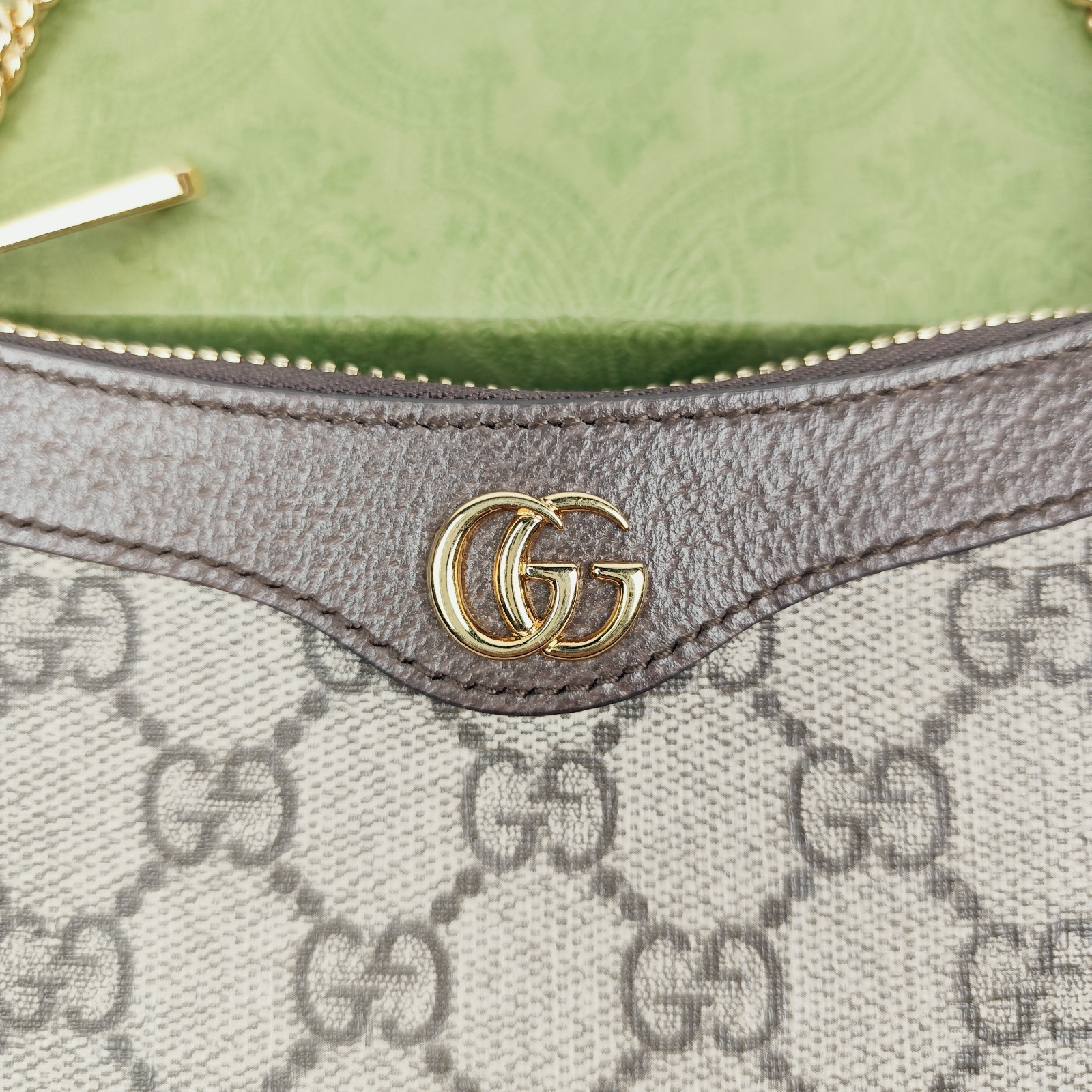 Gucci Ophidia Mini Women’s Leather Shoulder Bag Beige & Ebony GG Supreme Canvas