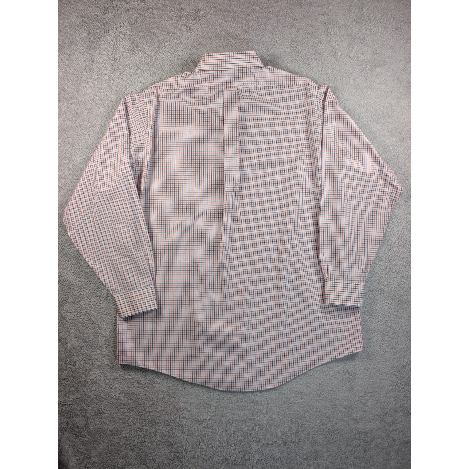 Brooks Brothers Dress Shirt Mens 16.5 34 Traditional Fit Non-Iron Cotton Check