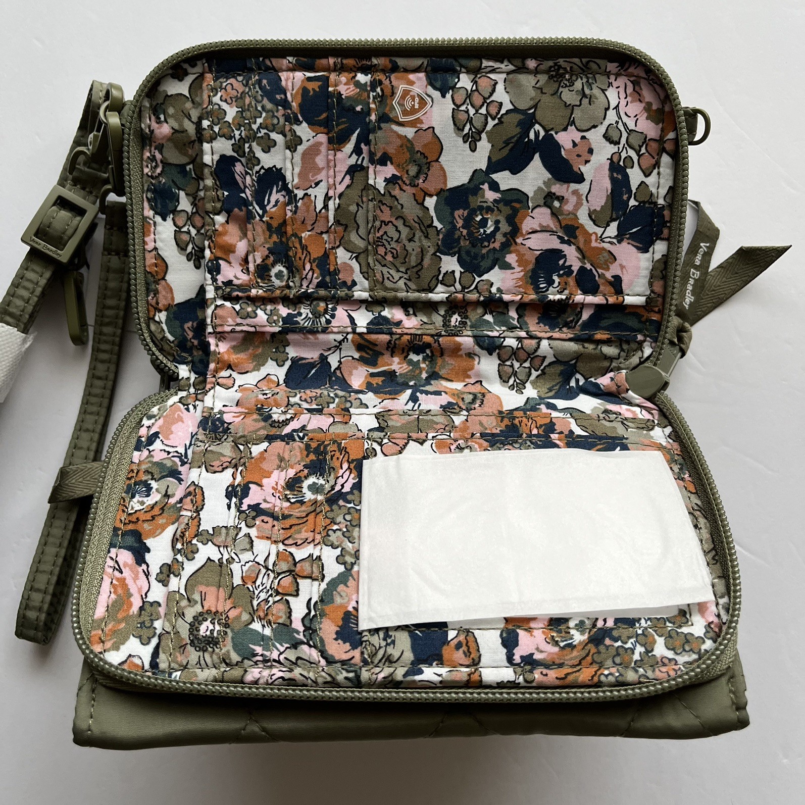 Vera Bradley Ultralight RFID 3-In-1 Crossbody Sage MRSP $109 NWT