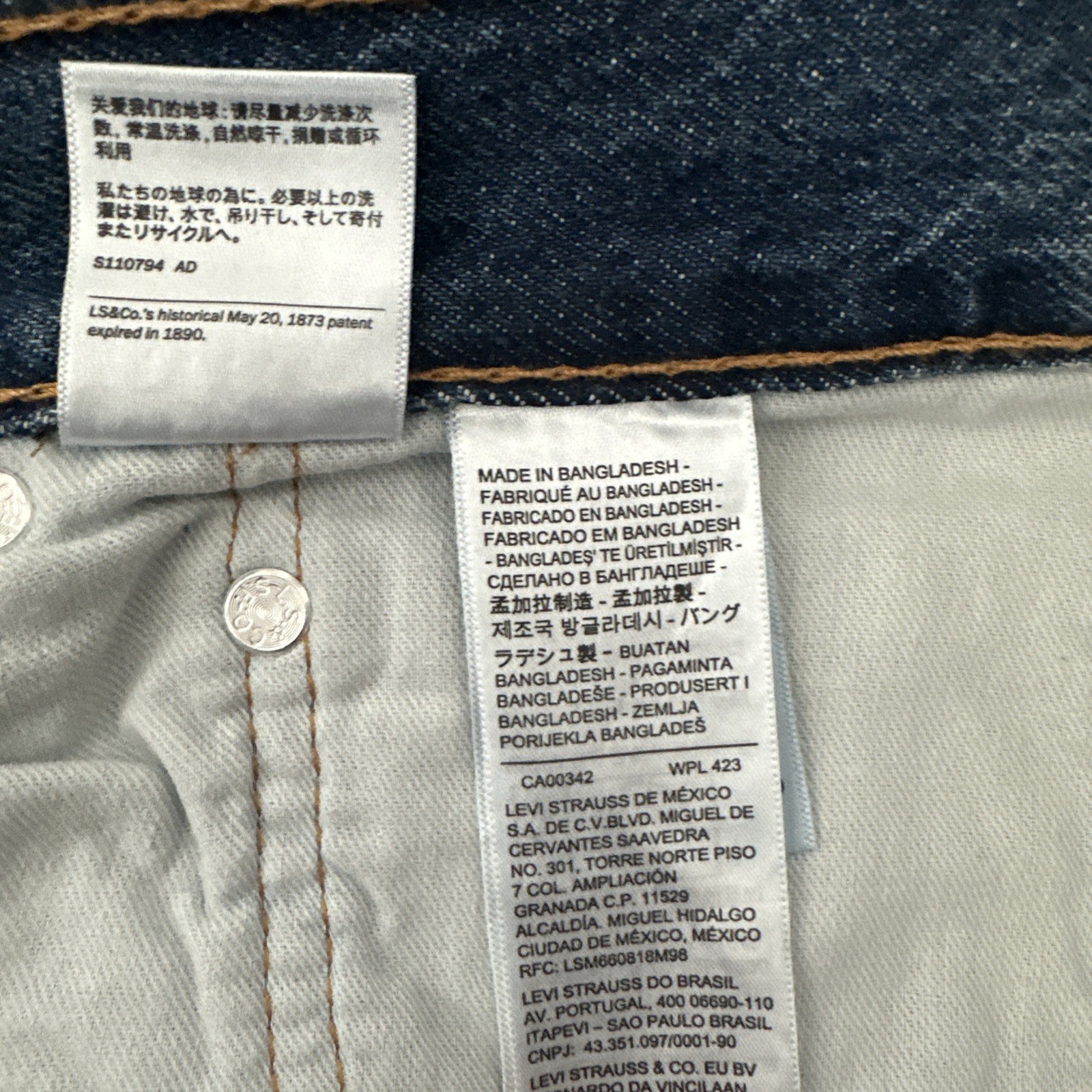 Levi’s 565 97 Loose Straight Fit Cotton Denim Men’s Sz. 34W x 33L See Desc New