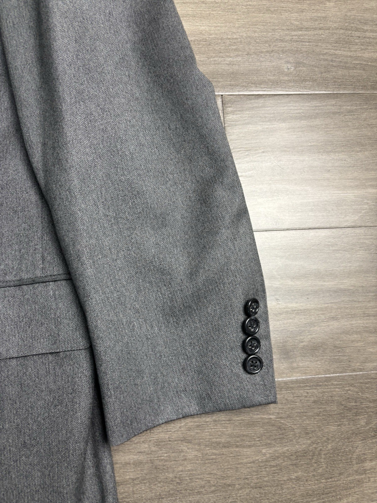 Oxxford Kenilworth Super Worsted 2 Piece Suit Size 42 Gray Pants 34×30