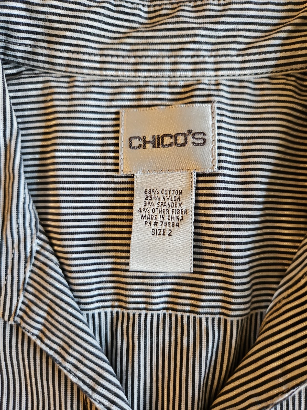 Chico’s Size 2 Bundle, 5 Shirts, 1 Pair of Pants, EUC