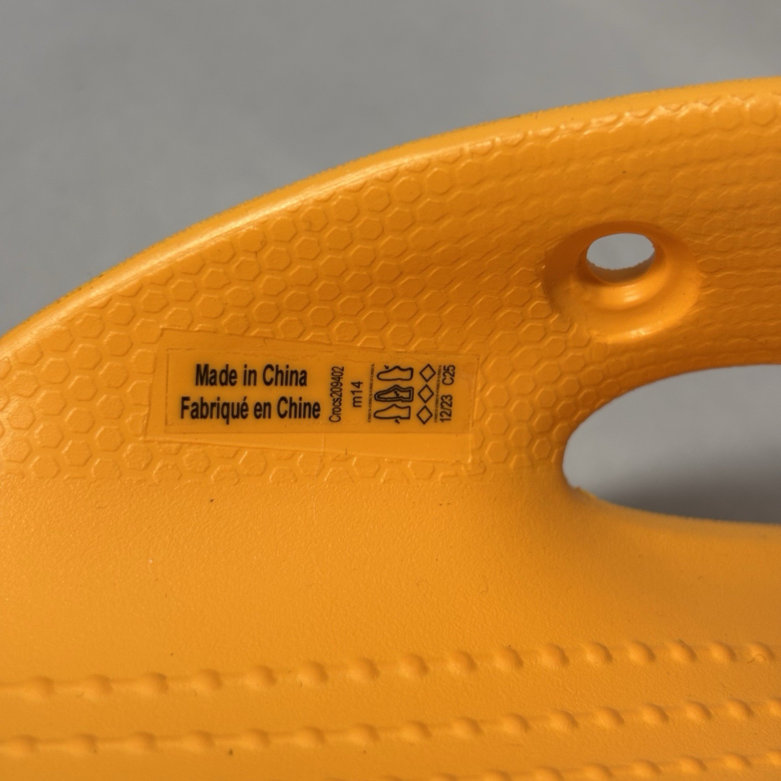 Crocs Baya II Flip Flop Thong Mens Size 12 Orange Sandals Shoes NEW 209402-84B