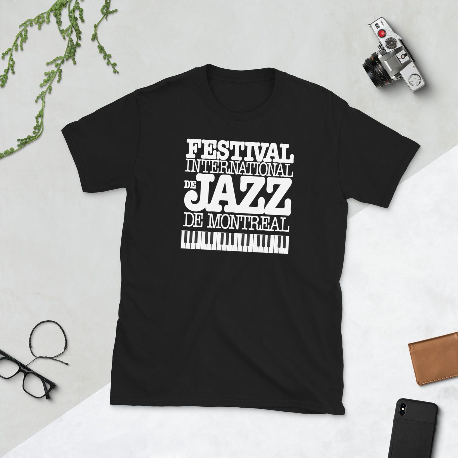 Montreal Jazz Festival Music Piano International Short-Sleeve Unisex T-Shirt