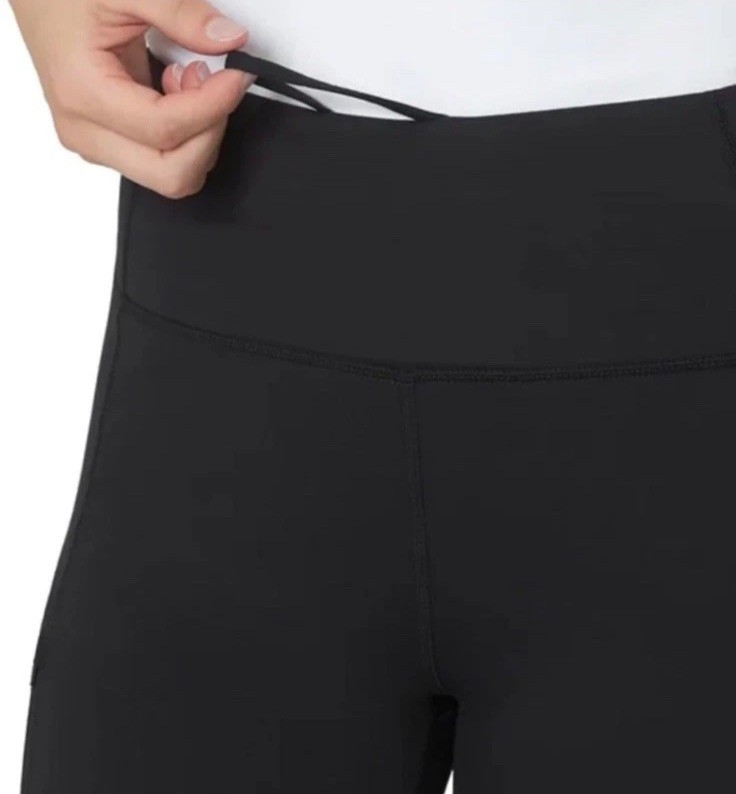 Mondetta Women’s High Waist Active Leggings Black Size XL NWT