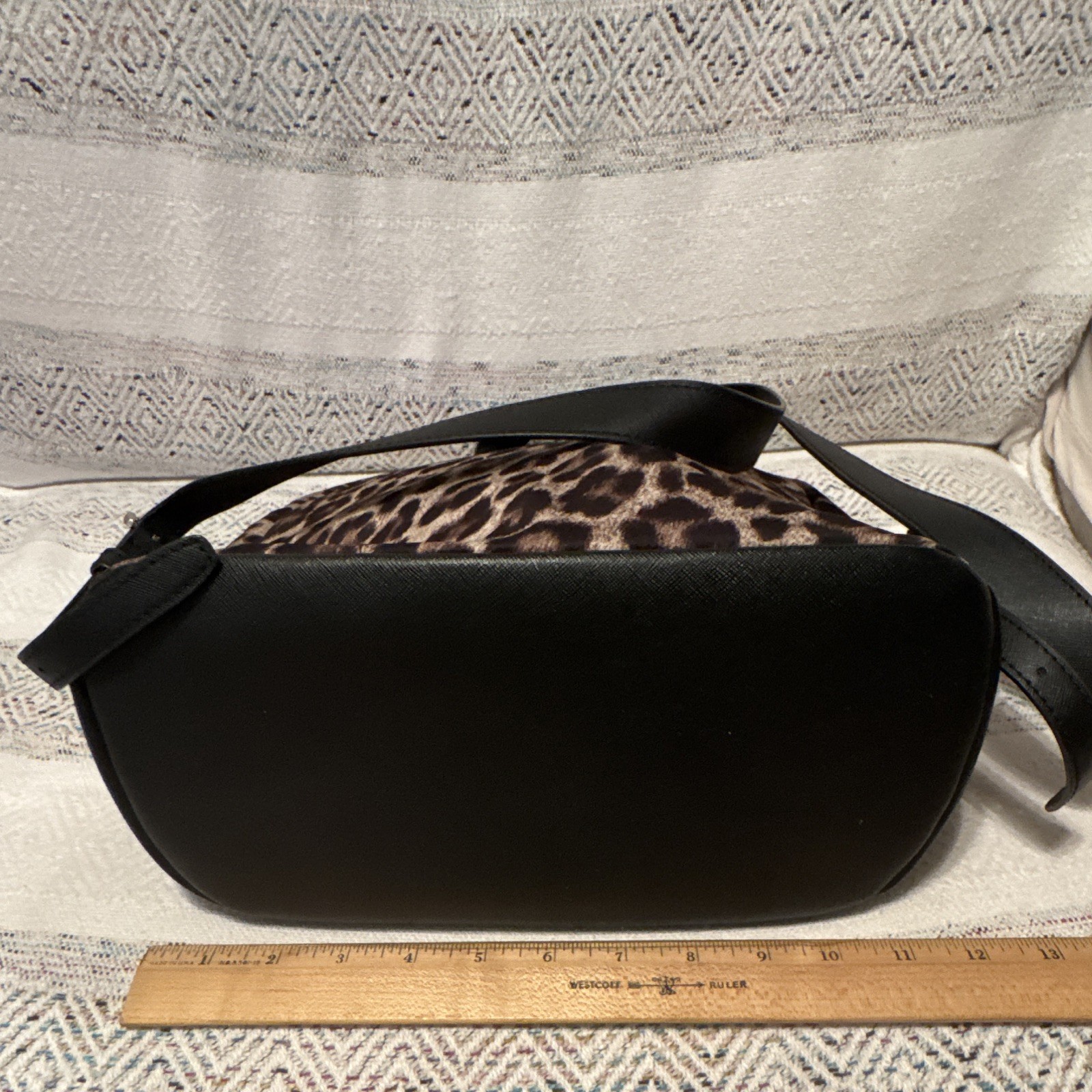 MICHAEL Michael Kors Leopard Print Backpack Brown/Black Gold Hardware