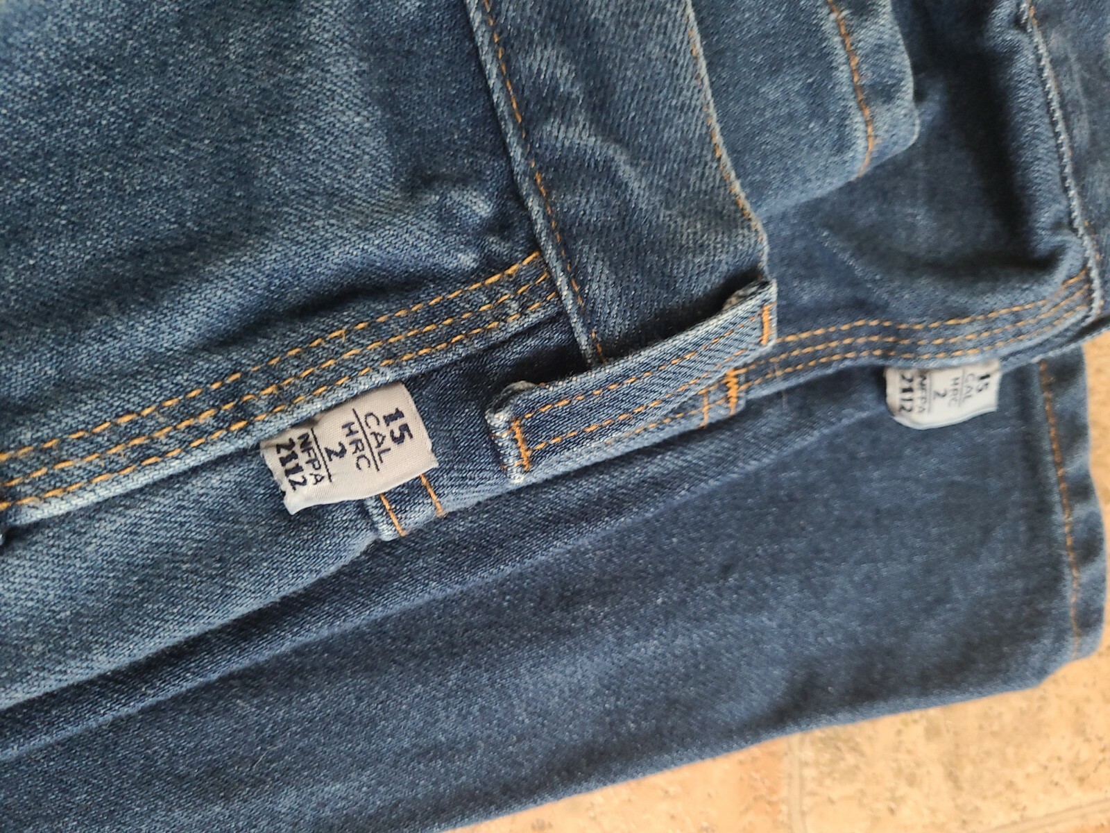 Tyndale FRMC F290T Men’s work flame resistant Blue jeans 36×29 Lot 2 EUC