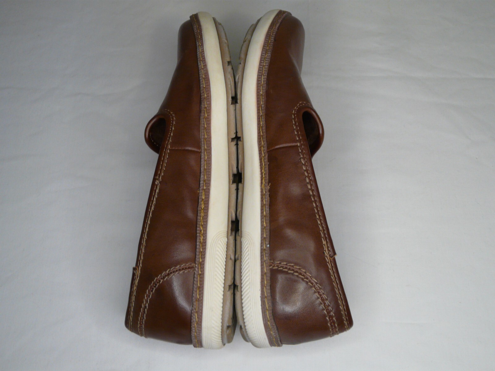 BareTraps Vanassa Saddle Brown Slip On Loafers Comfort Shoes Womens Size 7.5 M