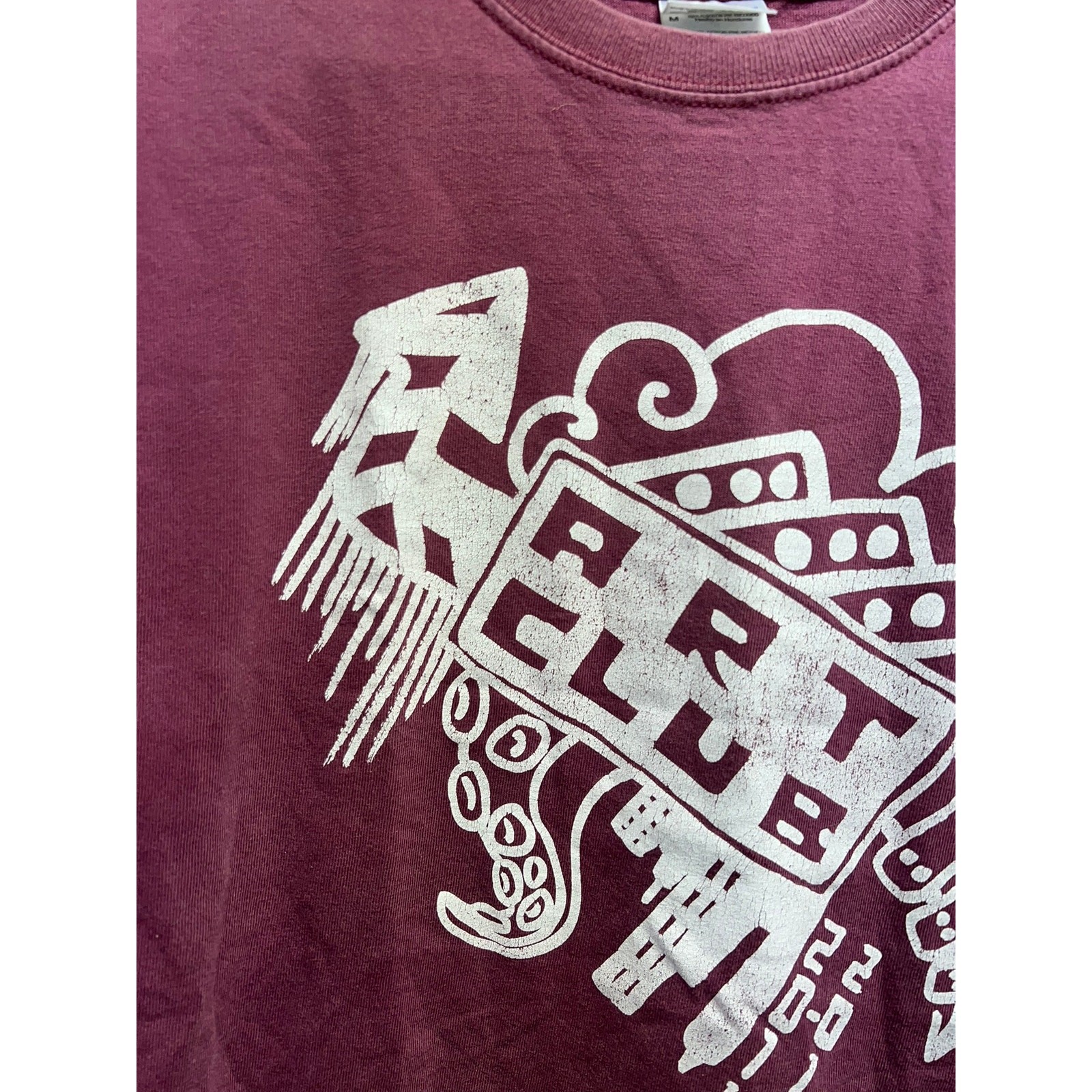 Art Club Shirt 2011 2012 Artwork School Red Graphic Tee Shirt Medium