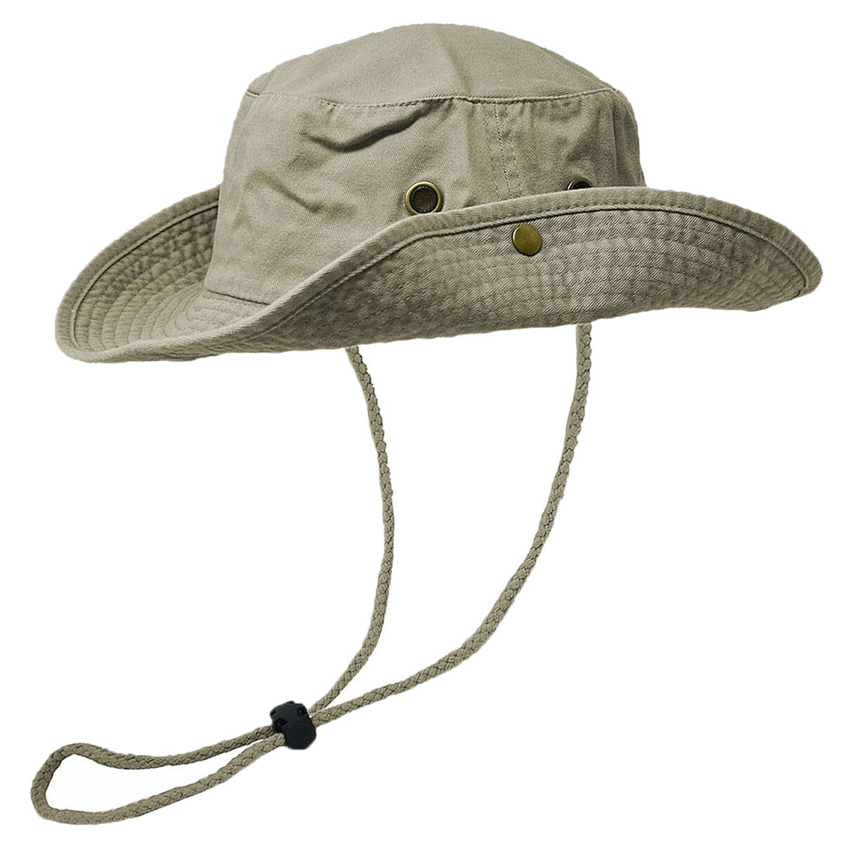 Unisex Summer Boonie Bucket Hat Cap 100% Cotton Sun Hunting Fish Safari Military