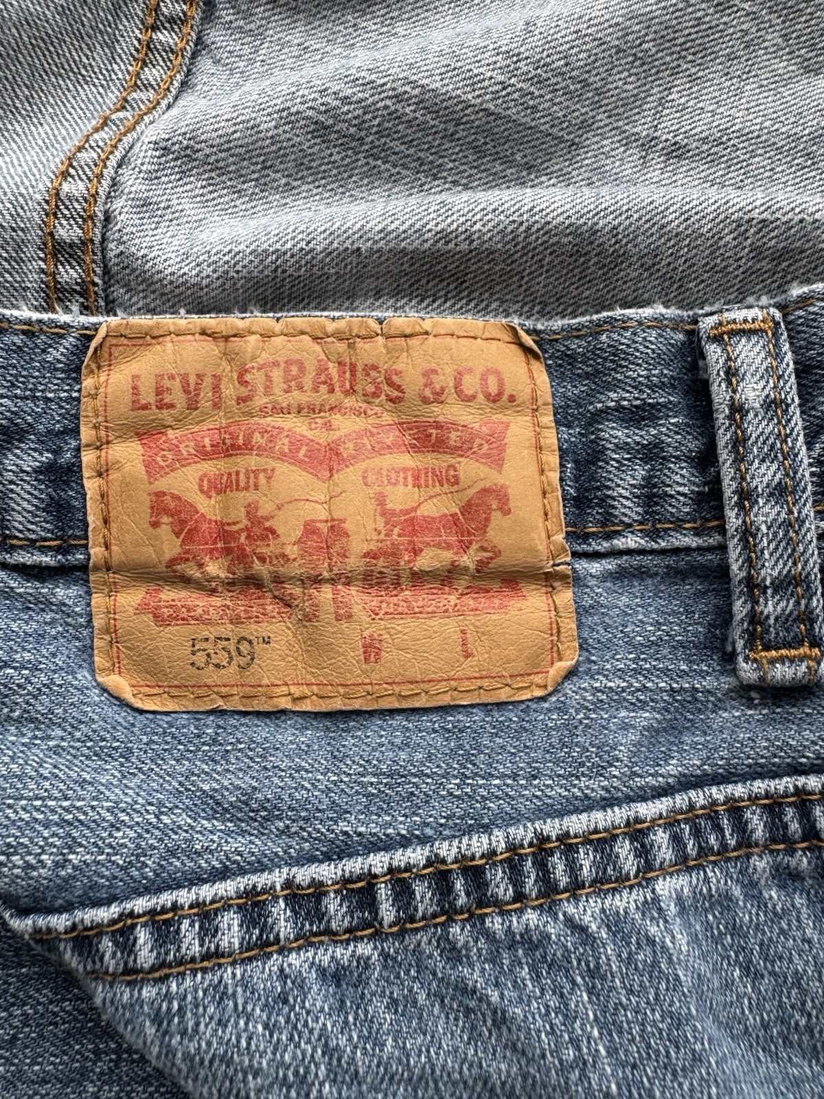 Levi’s 559 Men’s Relaxed Straight Fit Jeans 54×30