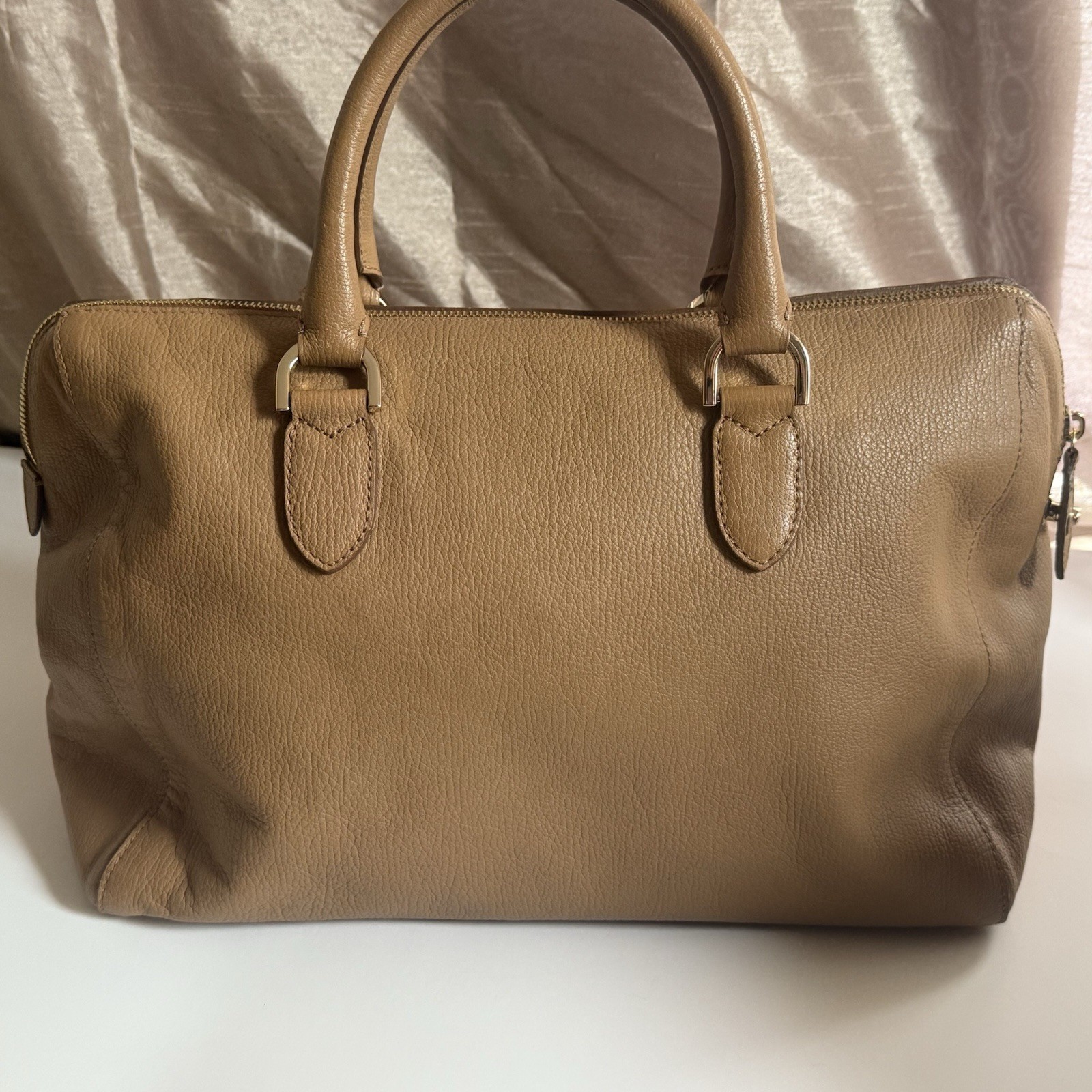 Mulberry Del Rey Leather Satchel Top Handle Bag