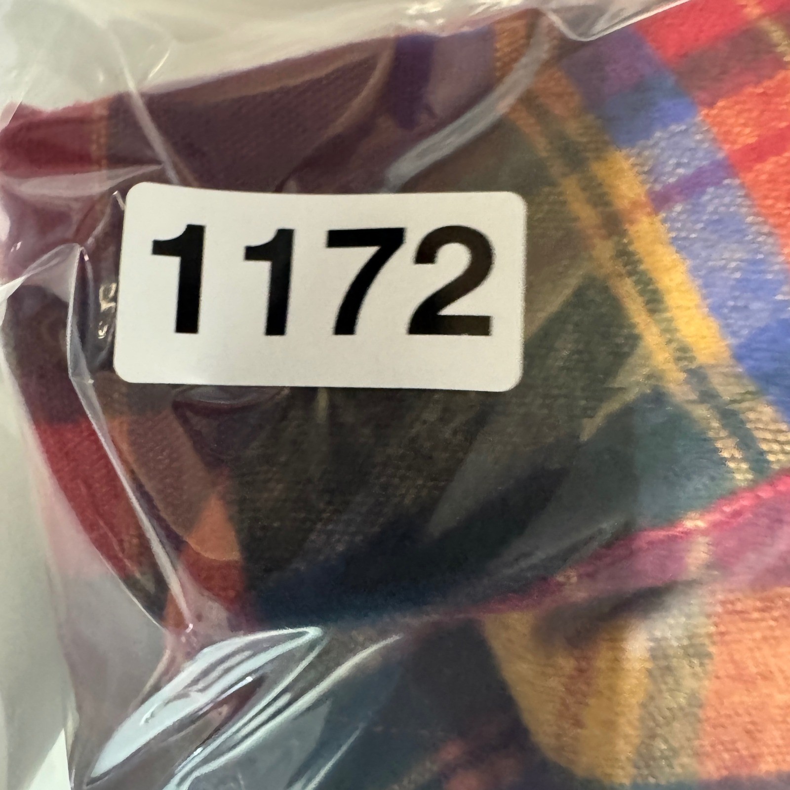 LL Bean Signature Archive Chamois Cloth Shirt XL Red Orange Plaid 502361