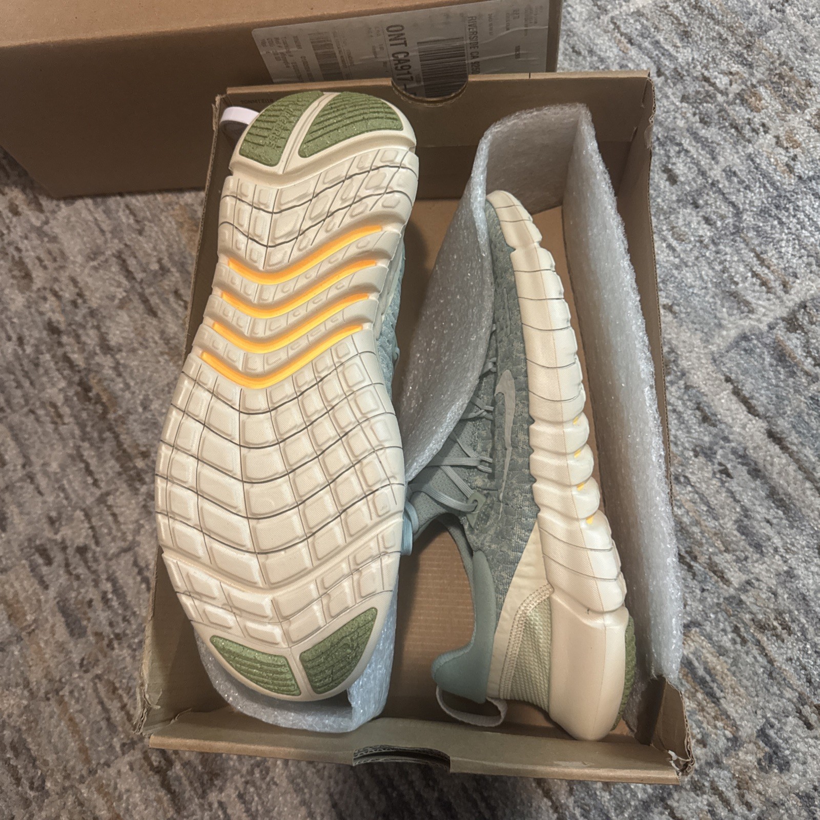 Size 10 Nike Free Run 5.0 Olive Aura (2021)