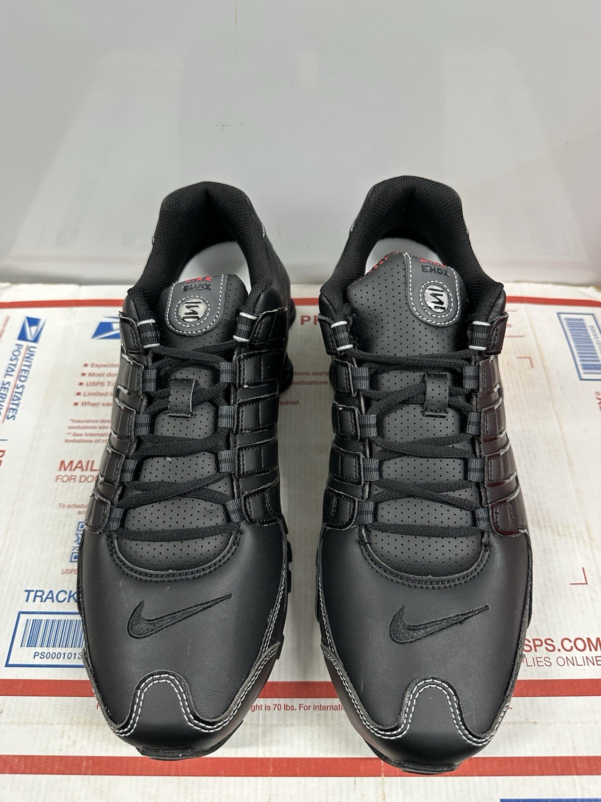 Nike Shox NZ ‘Black Varsity Red’ 378341 017 Size 8.5
