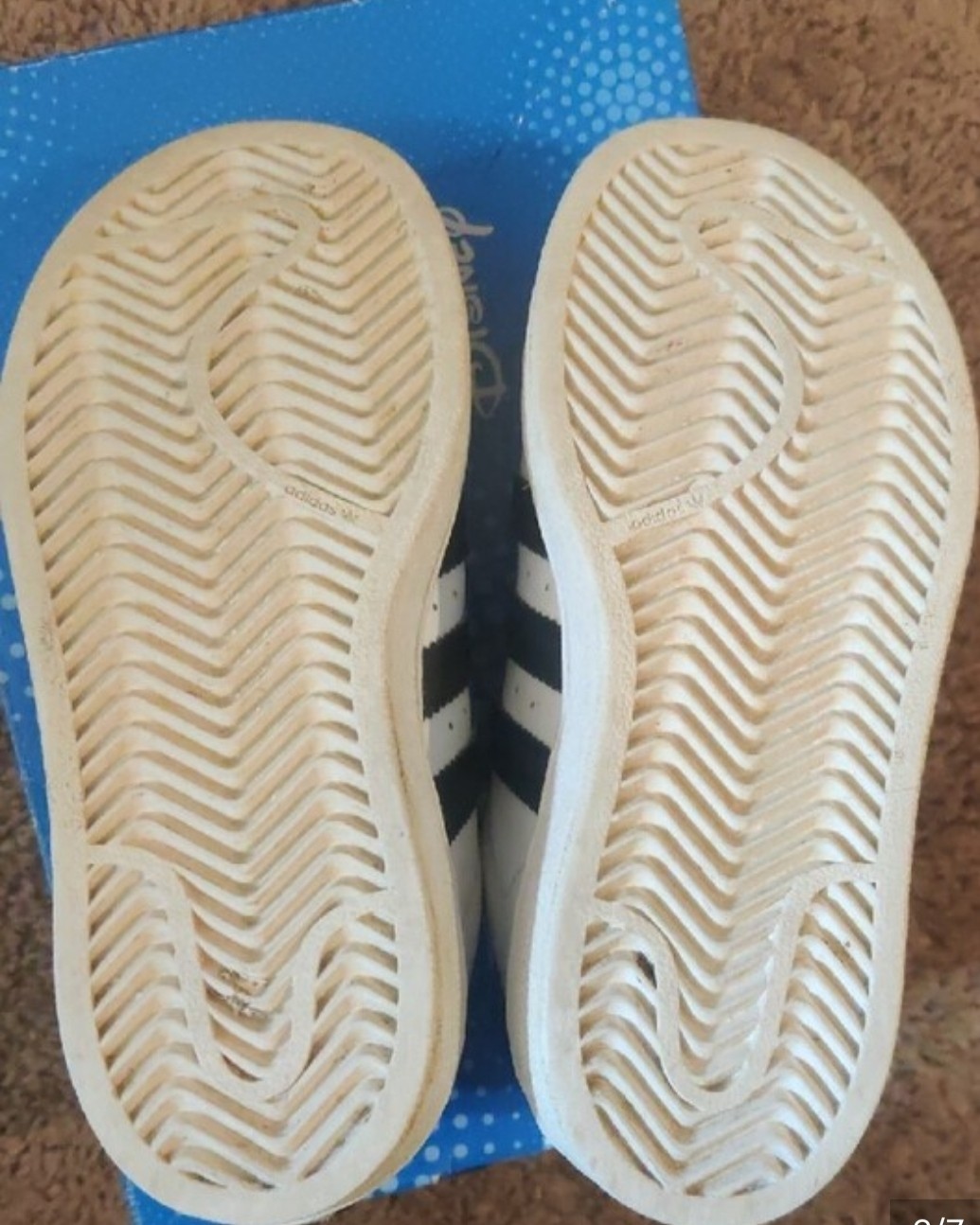 Adidas Superstar White Core Black Kids 11.5k