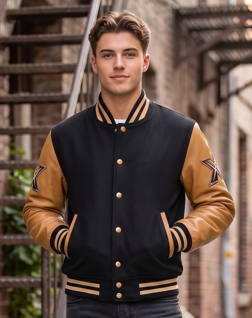 X-Men Inspired Varsity Leather Jacket Men’s Women’s Letterman Boomber Jacket