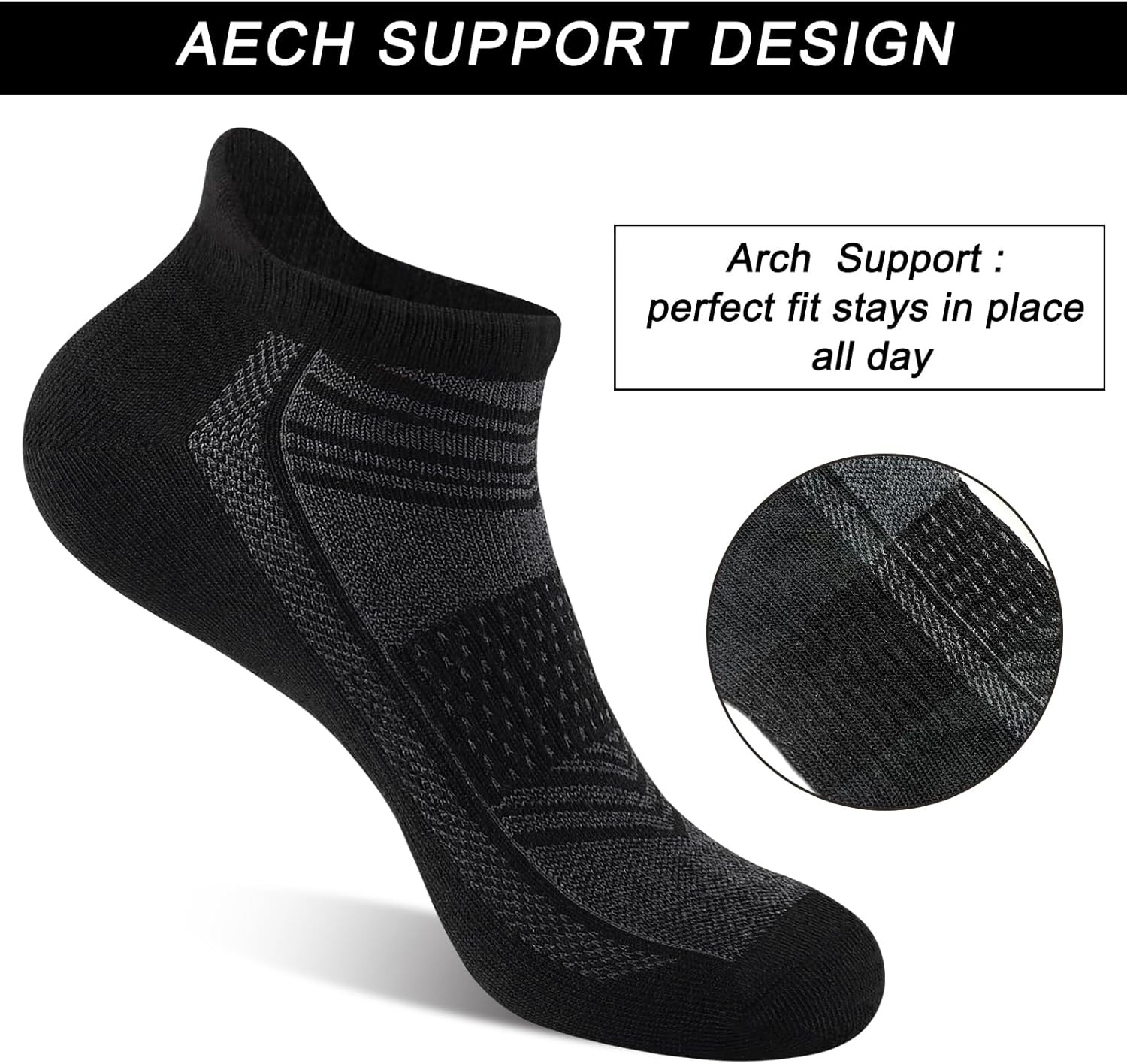 shnn 14 Pairs Mens/Womens Ankle Socks Breathable Casual Low Cut Short Socks for