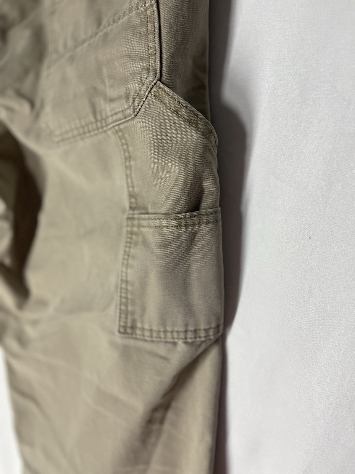 Lee Carpenter Workwear Loose Fit Pants Men’s Size 34×34 Beige Khaki