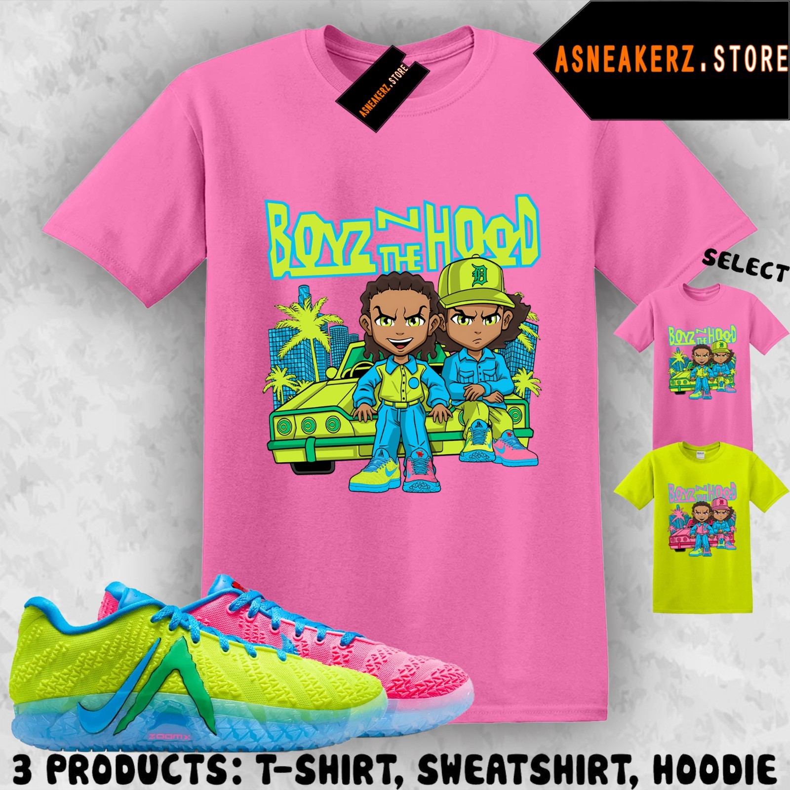 Tee Shirt Matching Ja 3 Kool Aid 2026 Match Sneaker The Boondocks Boyz T-Shirt