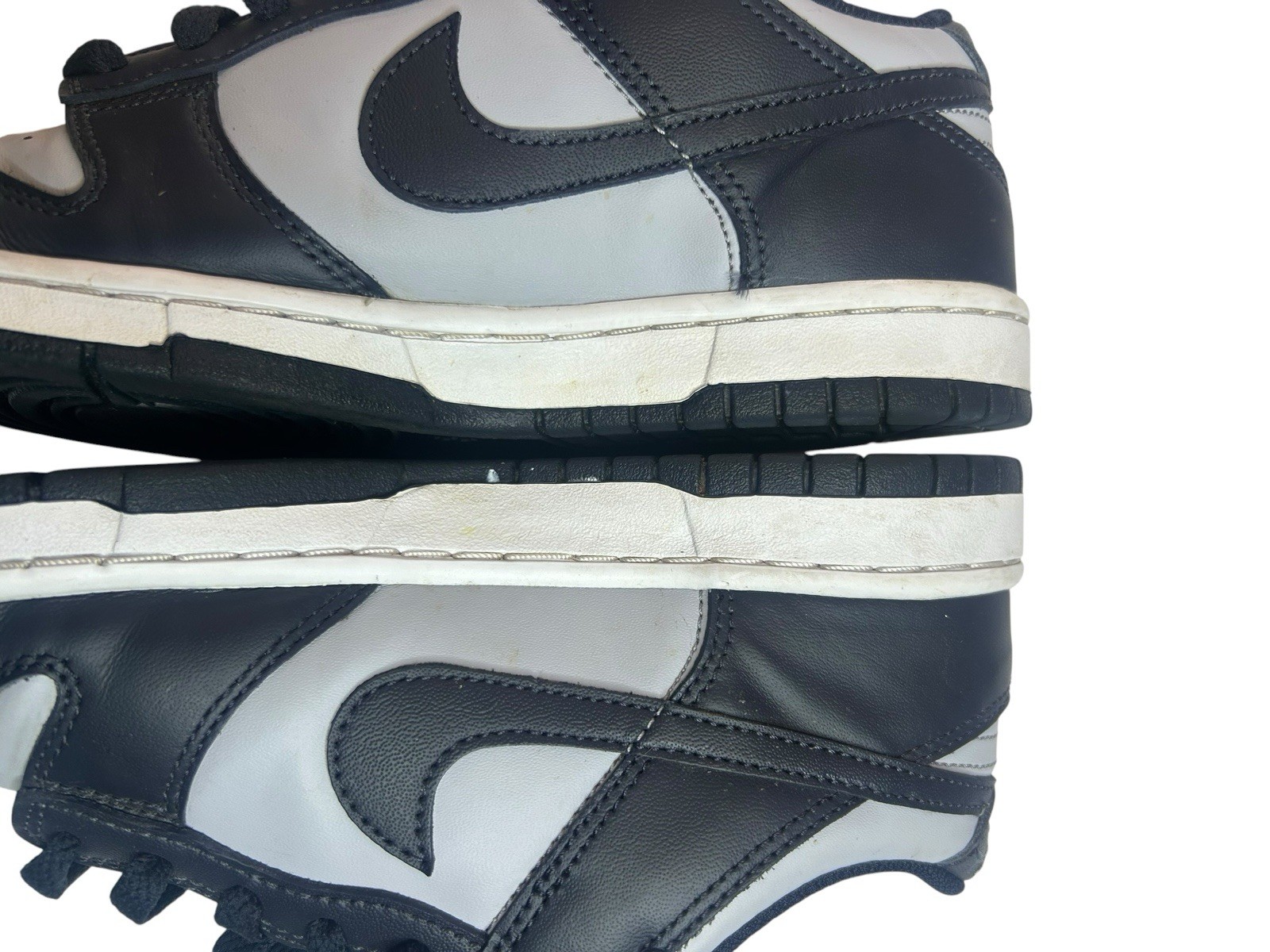 Nike Boys Low Top Georgetown Sneakers Black/Gray/White US 6.5Y CW1590-004 USED