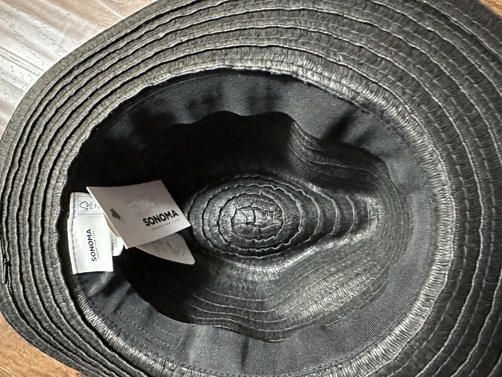 Women Fedora Hat Cap black Sonoma NWT