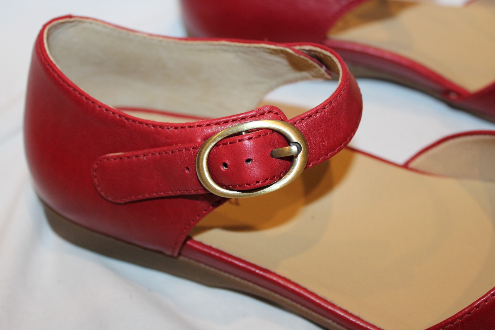 Dansko Liv Burnished Nappa Leather Strap Mary Jane EU 40 US 9.5-10 NEW RED