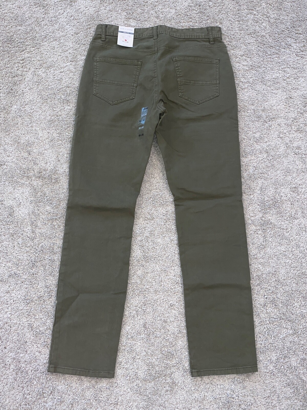 Sun + Stone Men s Slim Fit Kilmister Articulated Moto Jeans Size 29×30 Green (4)