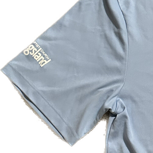 JUST RUN FOR A CAUSE HANES COOL DRY SZ M KINGSLAND BAPTIST CHURCH ACTIVITY PROMO