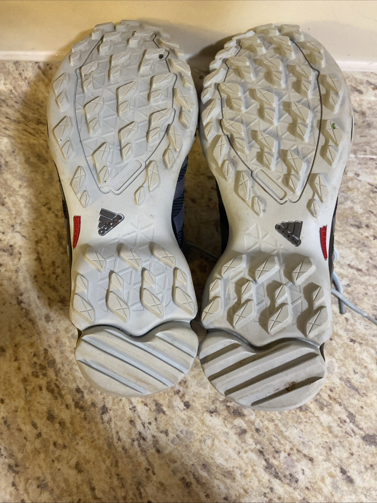 Adidas AX2S Low Top Women Hiking Shoes Gray Blue Size 9