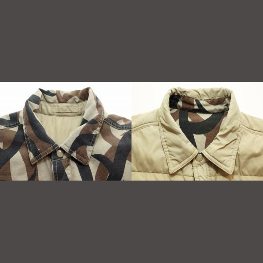 Supreme 19aw Reversible Puppy Work Jacket M Tribal Pattern Beige 【Brand Used b4d