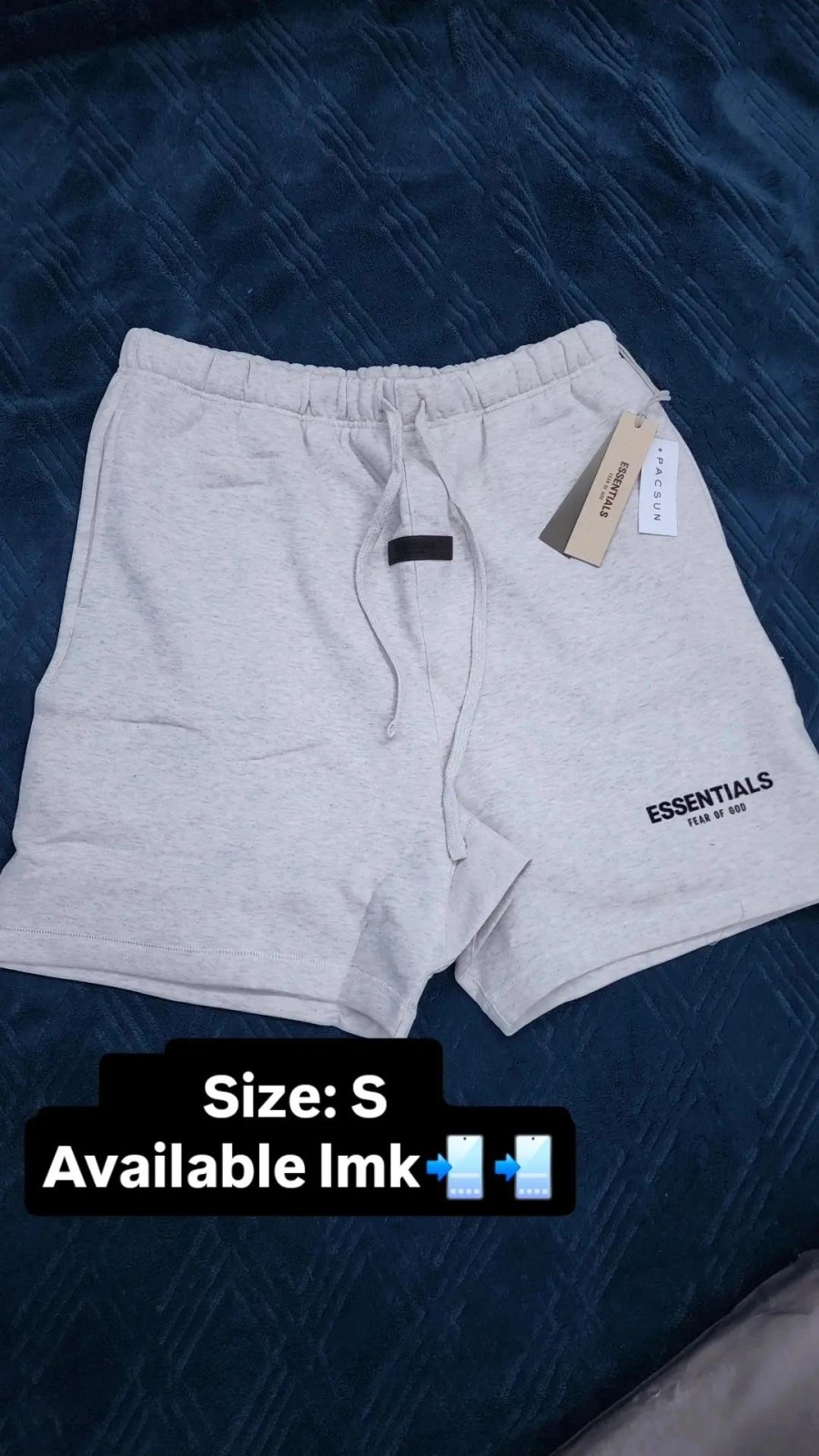 Essentials Men’s Light Grey Shorts