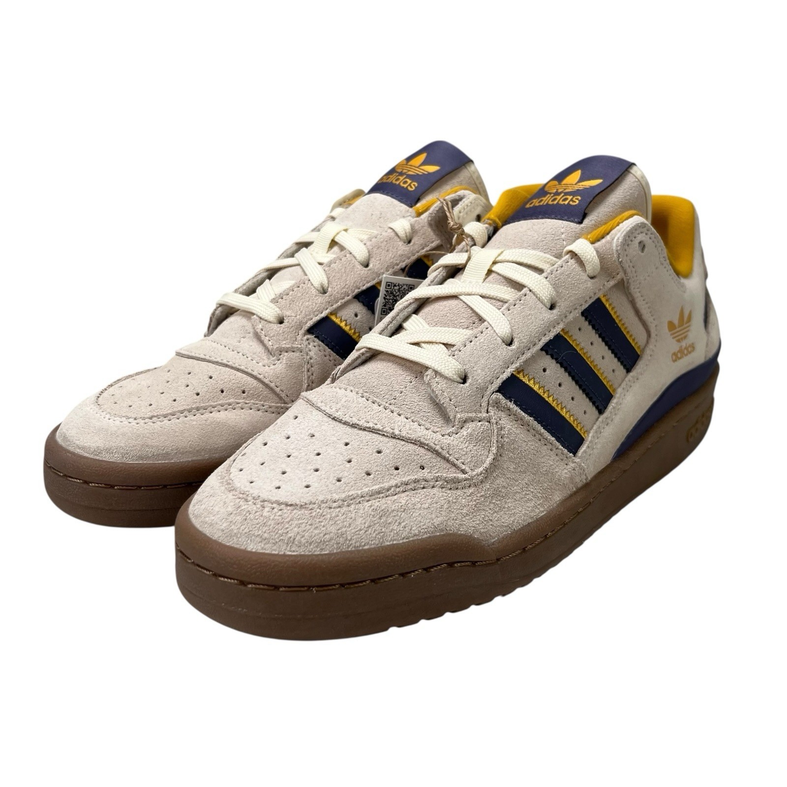 Adidas Forum Low CL White Violet Yellow Shoes JQ2655 Men’s Size’s 7.5 – 11