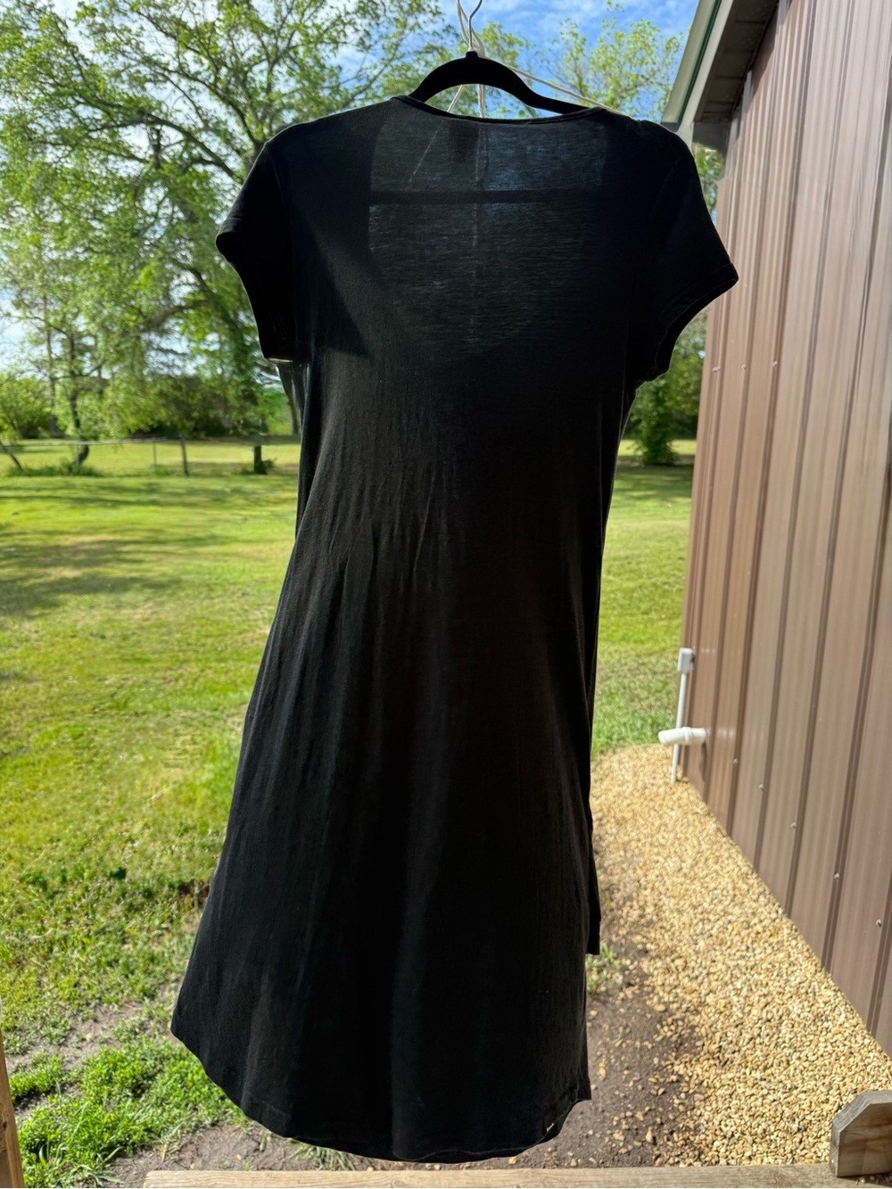 Bench Black Draped Midi Dress