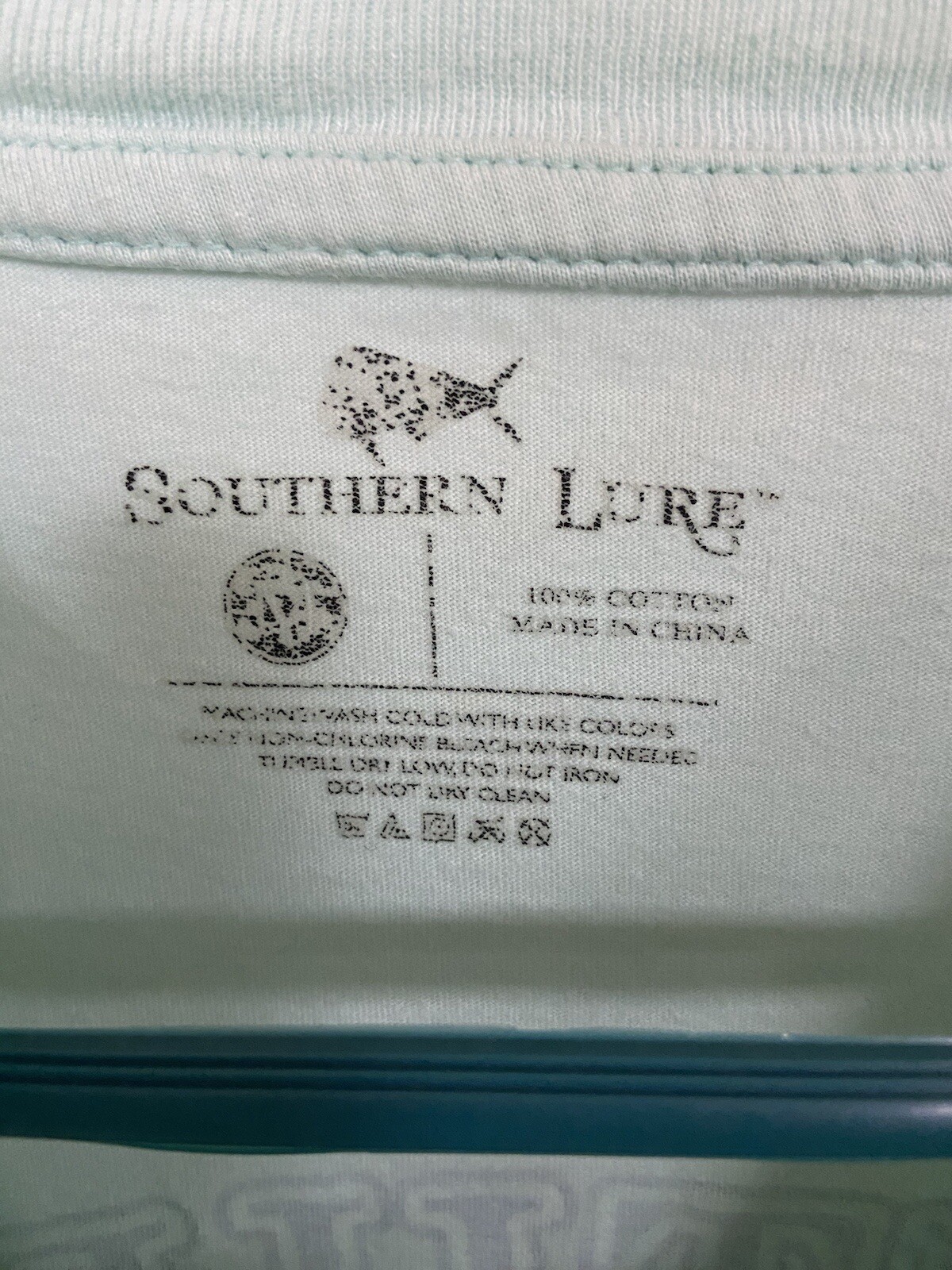 Southern Lure Medium Green Crab T-Shirt Logo Front Pocket